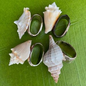 Four napkin holders